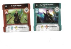 Vindication: board game Hotshot + Enchantress spotlight promo cards sealed